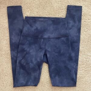 Lululemon Wunder Train Leggings Diamond Dye 28”